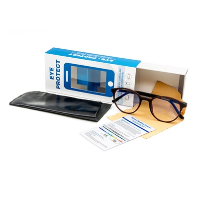 Eye Protect - Ekran Koruyucu Gözlük Kahverengi Çerçeveli EP7043